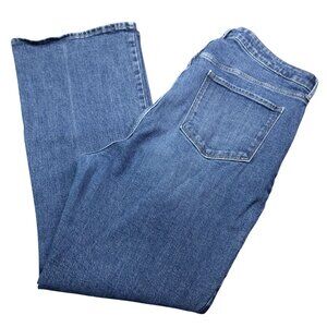 Old Navy Womens Flare Jeans 18 Medium Wash Denim High Rise Medium Wash Stretch